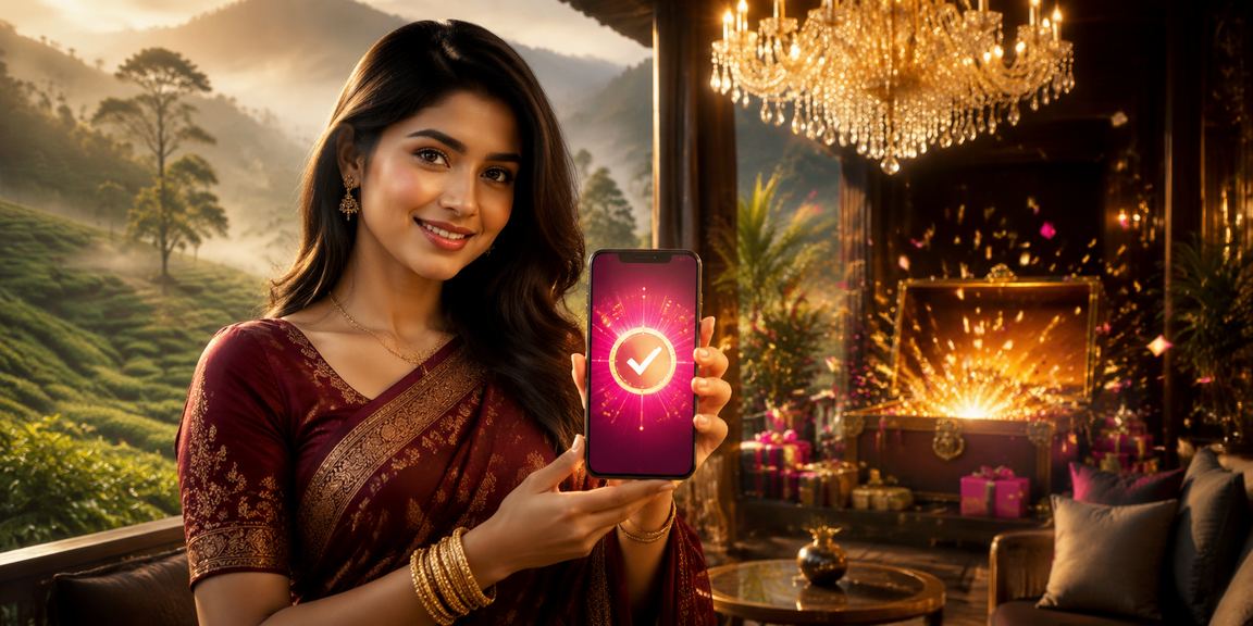 সিলেট চা বাগান পটভূমিতে মোবাইল পেমেন্ট লটারি অ্যাকাউন্টে টাকা জমা